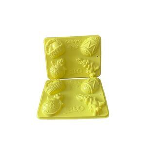 Vintage JELL-O Jello JIGGLERS MOLDS Lot of 2 Bunny Egg Chick Spring Basket